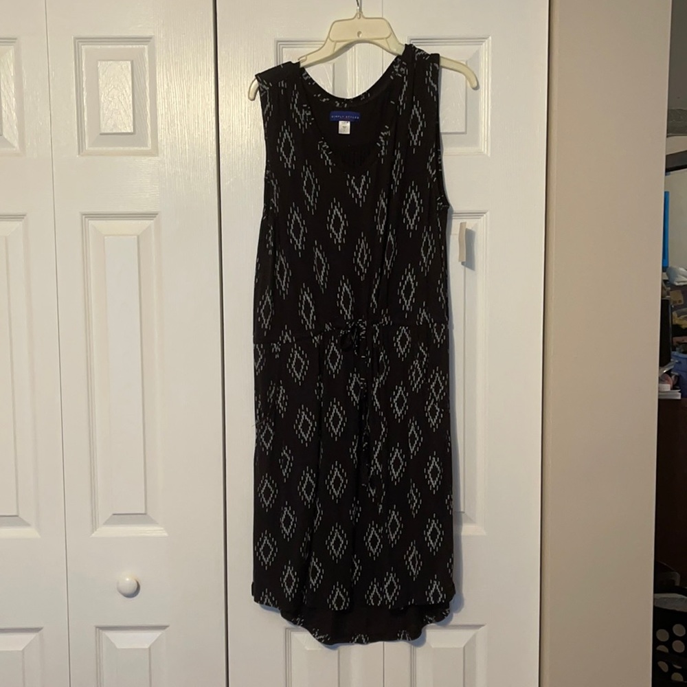 NWT southwest style drawstring waist dress